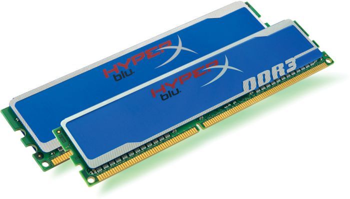 Kingston FURY blu. DIMM Kit 16GB, DDR3-1600, CL10 (KHX1600C10D3B1K2/16G)