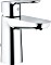 Grohe BauEdge one-hand-bathroom sink tap 1/2" S-Size with drain remote chrome (23329000)