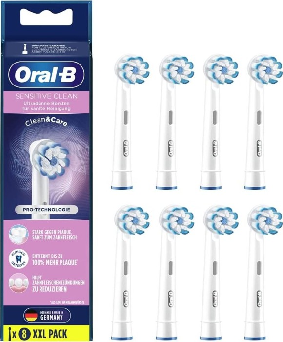Oral-B Sensitive Clean Ersatzbürste, 8 Stück