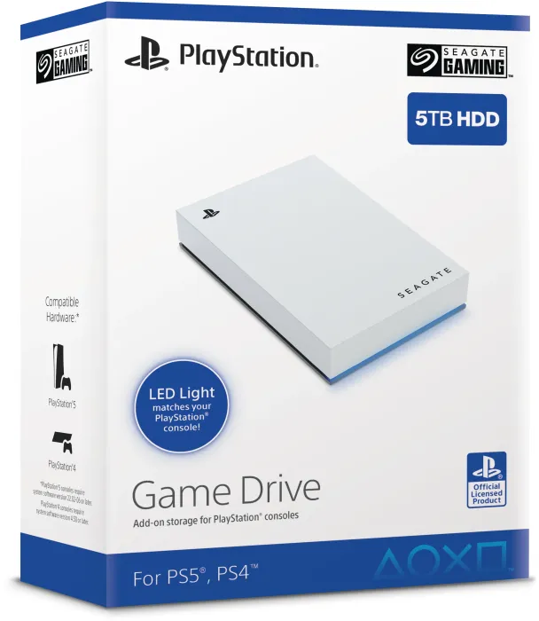 Seagate Game Drive for PlayStation 5TB, USB 3.0 Micr ...