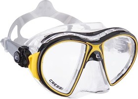 Cressi-Sub Air Crystal Tauchermaske schwarz/gelb