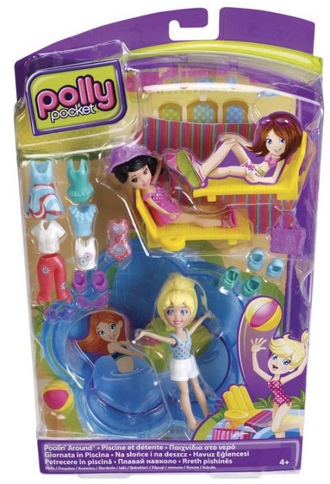 Mattel Polly Pocket Regen und Badespaß Puppen Regentag W6307 NEU 