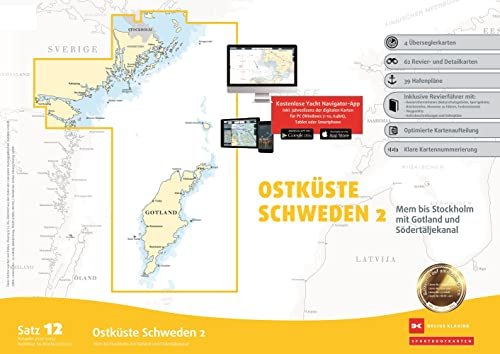 Delius Klasing Sportbootkarten Satz 12: Ostküste Schweden 2 (deutsch) (PC)