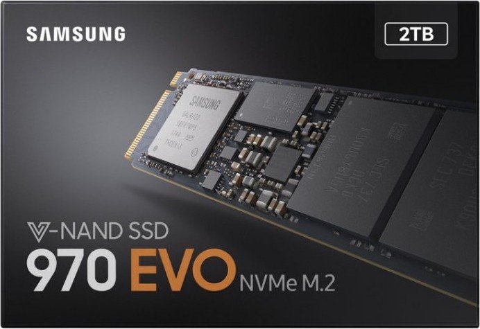 Samsung SSD 970 EVO Plus 2TB, M.2 2280/M-Key/PCIe 3.0 x4