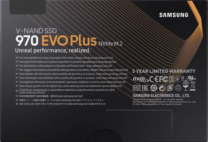 Samsung SSD 970 EVO Plus 2TB, M.2 2280 / M-Key / PCIe 3.0 x4