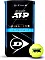 Dunlop ATP Tennisbälle, 4Stück gelb