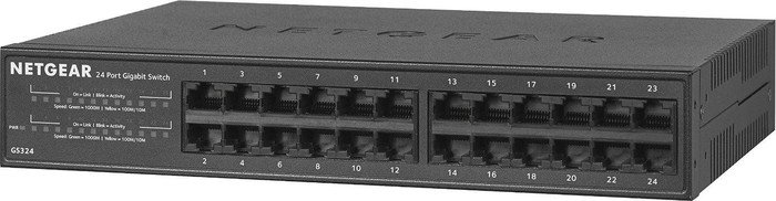 Netgear SOHO GS300 Desktop Gigabit switch, 24x RJ-45
