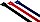 Hama velcro-cable tie, 200mm, 12mm, 12 pieces, colour (20537)