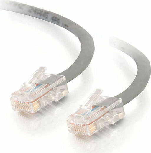 C2G Crossover-kabel patch, Cat5e, U/UTP, RJ-45/RJ-45, 0.5m, szary