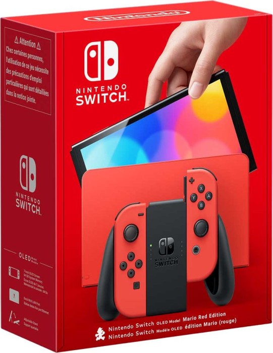 Nintendo Switch OLED - Mario Edition rot
