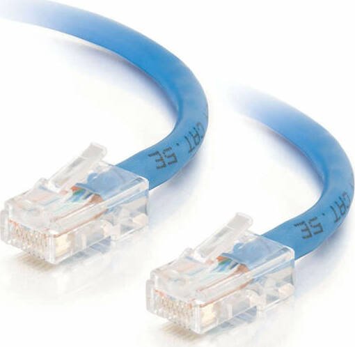 C2G Crossover-kabel patch, Cat5e, U/UTP, RJ-45/RJ-45, 1m, niebieski
