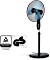 Brandson Equipment Remote Standventilator 40cm schwarz/blau (301481)