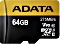 ADATA Premier ONE R275/W155 microSDXC 64GB Kit, UHS-II U3, Class 10 (AUSDX64GUII3CL10-CA1)