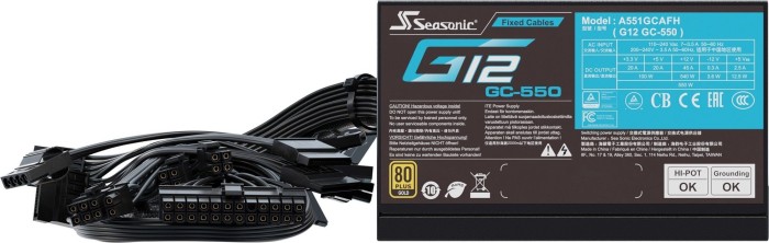 Seasonic G12 GC 550W ATX