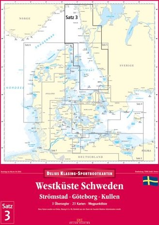 Delius Klasing Sportbootkarten Satz 03: Westküste Schweden - Ausgabe 2014 (deutsch) (PC)