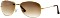 Ray-Ban RB3362 cockpit 56mm gold/light brown gradient (RB3362-001/51)