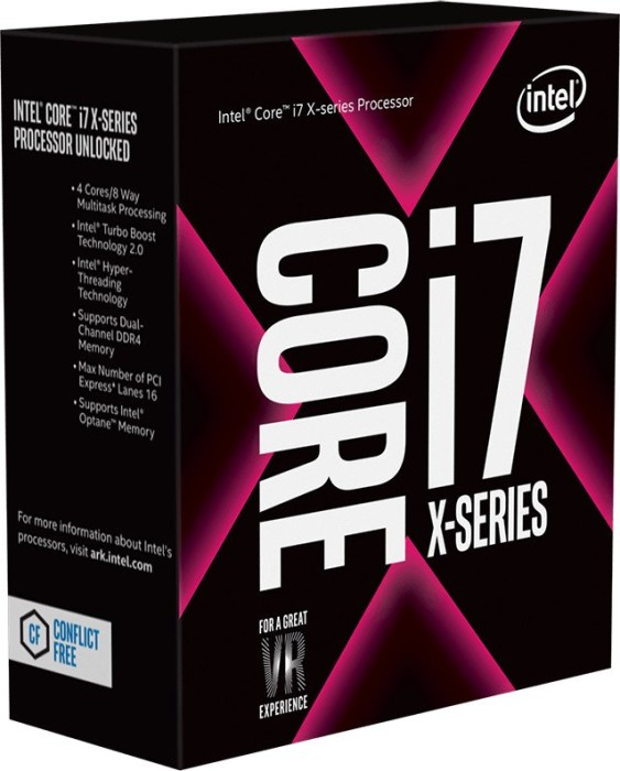 Intel Core i7-7740X, 4C/8T, 4.30-4.50GHz, boxed ohne Kühler