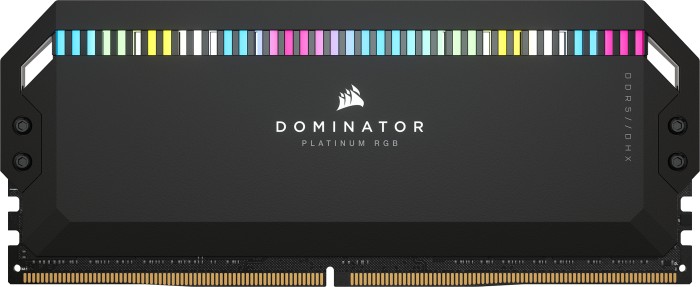 Corsair Dominator Platinum RGB czarny DIMM Kit 32GB, DDR5-7200, CL34-44-44-96, on-die ECC