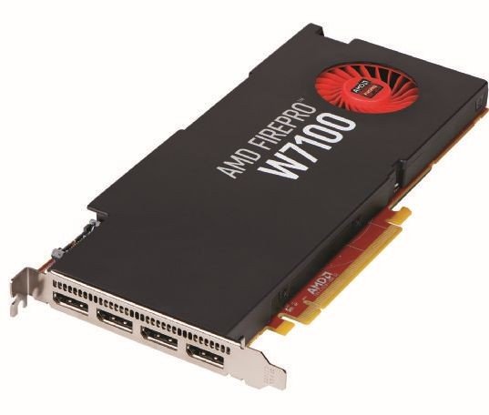 AMD FirePro W7100, 8GB GDDR5, 4x DP