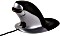 Fellowes Penguin oburęczna mysz pionowa, przewodowe, rozmiar S, czarny/srebrny, USB (9894801)