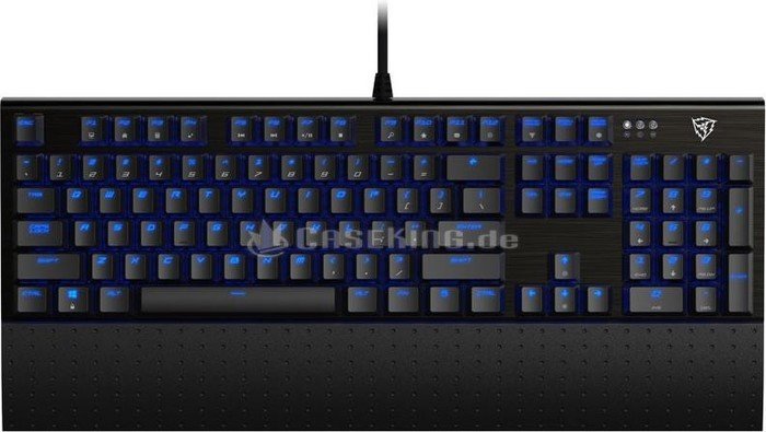 Thunder X3 TK50, schwarz, LEDs blau, Kailh RED, USB, DE