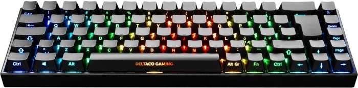 Deltaco Gaming DK440R Wireless 65% Layout, schwarz, LEDs RGB, Kailh Box RED, USB/Bluetooth, FR