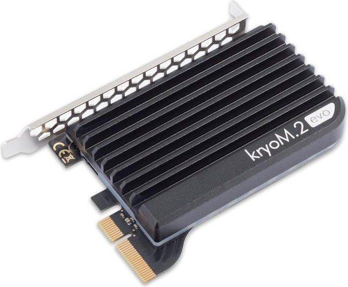 Aqua Computer kryoM.2 evo PCIe 3.0/4.0 x4 adapter z chłodzenie pasywne