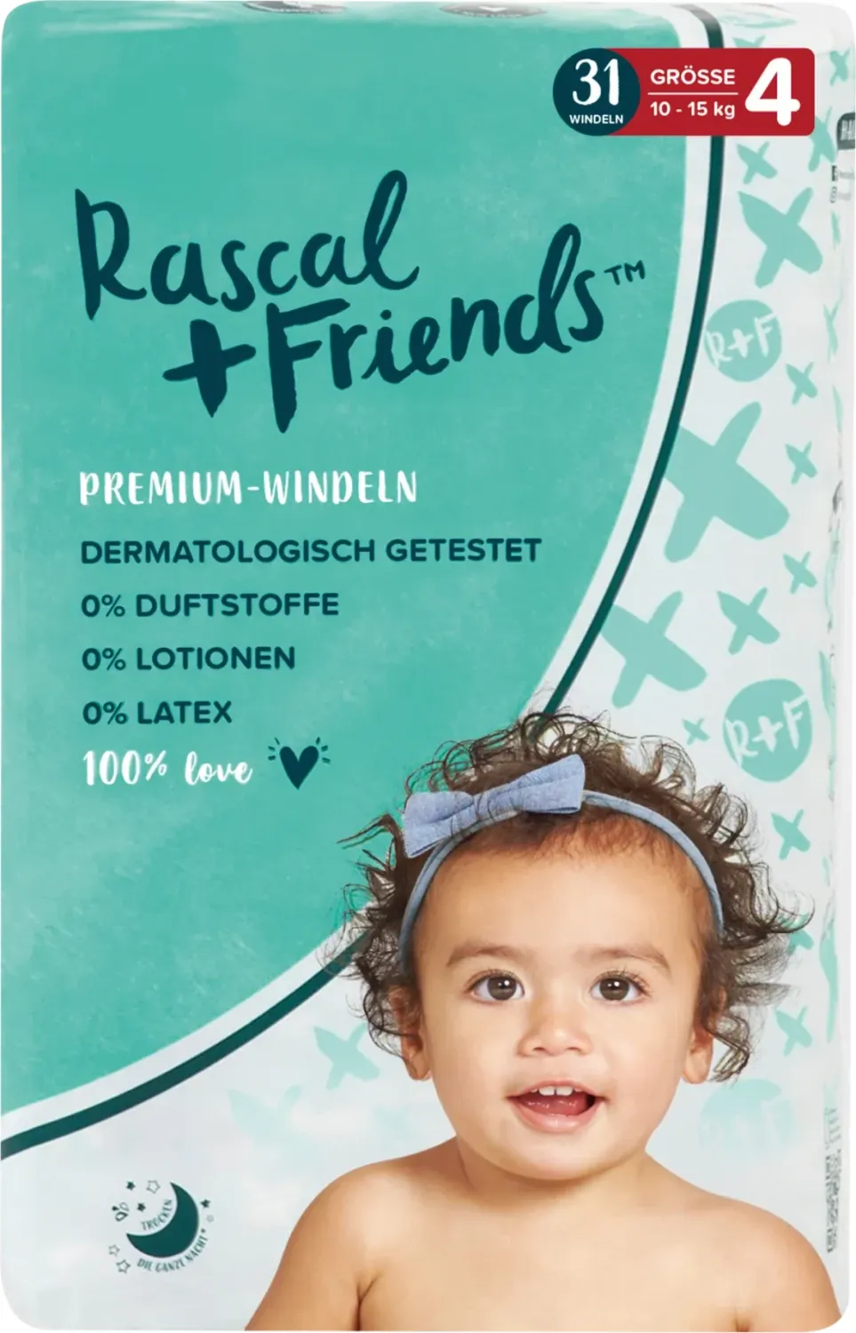 Rascal+Friends Baby Pants Gr. 4 (10-15 kg), 30 St dauerhaft günstig