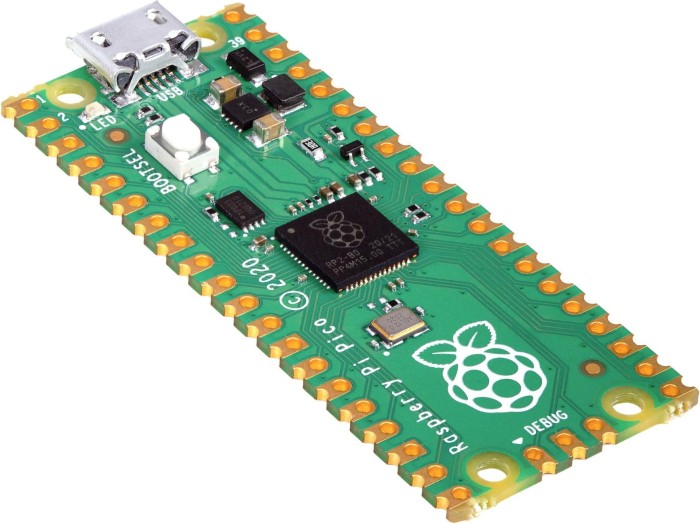 Raspberry Pi Pico H Board, mit Header