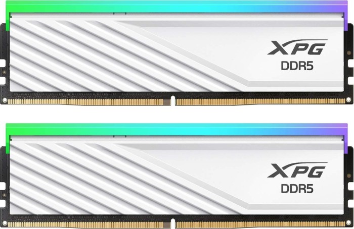 ADATA XPG LANCER BLADE RGB White DIMM Kit 32GB, DDR5-6000, CL30-40-40, on-die ECC (AX5U6000C3016G-DTLABRWH)