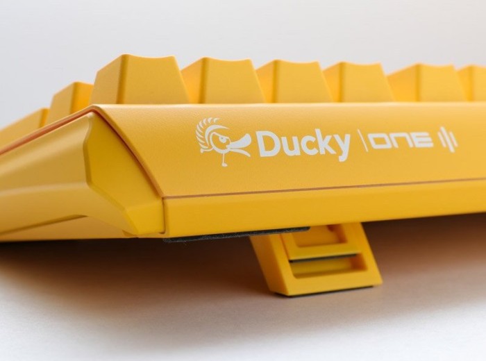 Ducky One 3 Yellow PBT, LEDs RGB, MX SILENT RGB RED, USB, DE