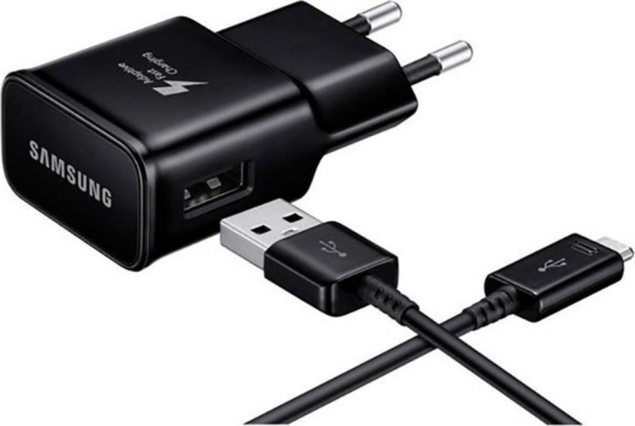 Samsung EP-TA20EB mit USB-C-Kabel schwarz