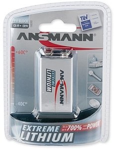 Ansmann Extreme Lithium 9V-Block