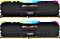 Crucial Ballistix RGB schwarz DIMM Kit 16GB, DDR4-3200, CL16-18-18-36 (BL2K8G32C16U4BL)