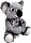 Heunec Misanimo Koala Bär sitzend mit Kind 27cm (247673)