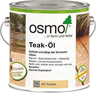 Osmo Teak-Öl 007 außen Holzschutzmittel farblos, 750ml