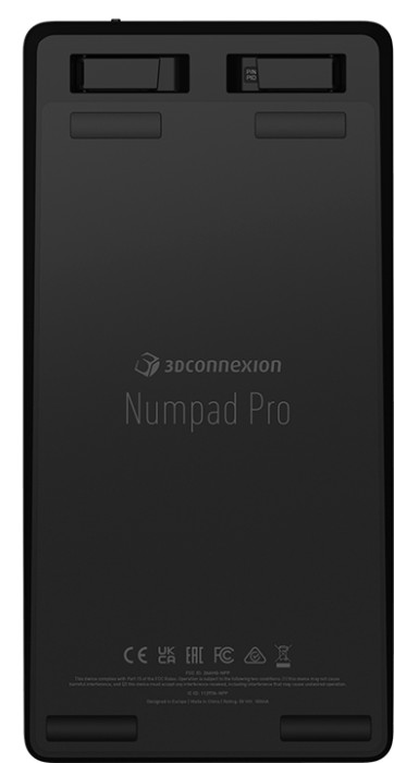 3Dconnexion Numpad Pro czarny, USB/Bluetooth