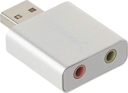 Sabrent USB Aluminum External stereo Sound adapter