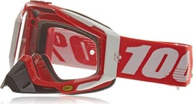 Schutzbrille fire red/clear lens
