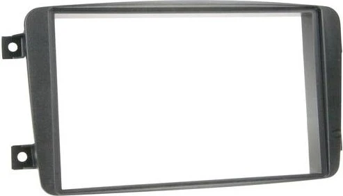 ACV Mascherina Autoradio 2 DIN Nero - Compatibile Con Mercedes Classe C W203, CLK W209, Vito/Viano W639