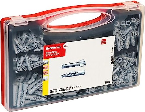 fischer UX/SX Red-Box Sortiment, 290er-Pack