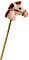 HeuNEC Hobby Horse light brown with brown mane 75cm (741676)