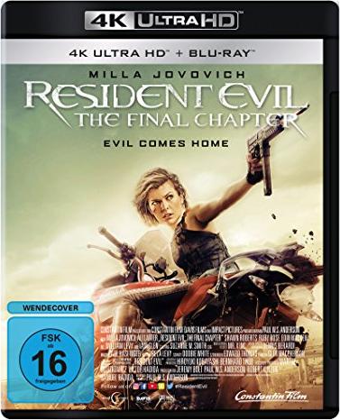 Resident Evil - The Final Chapter (4K Ultra HD)