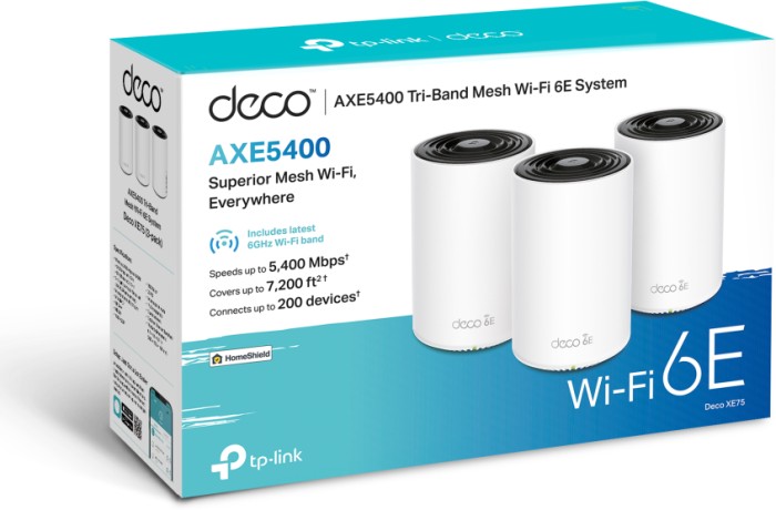 TP-Link Deco XE75, AXE5400, 3er-Pack