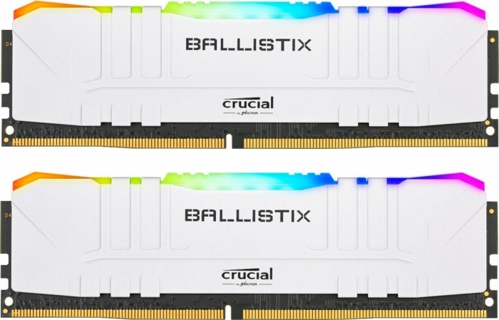 Crucial Ballistix RGB weiß DIMM Kit 32GB, DDR4-3600, CL16-18-18-38