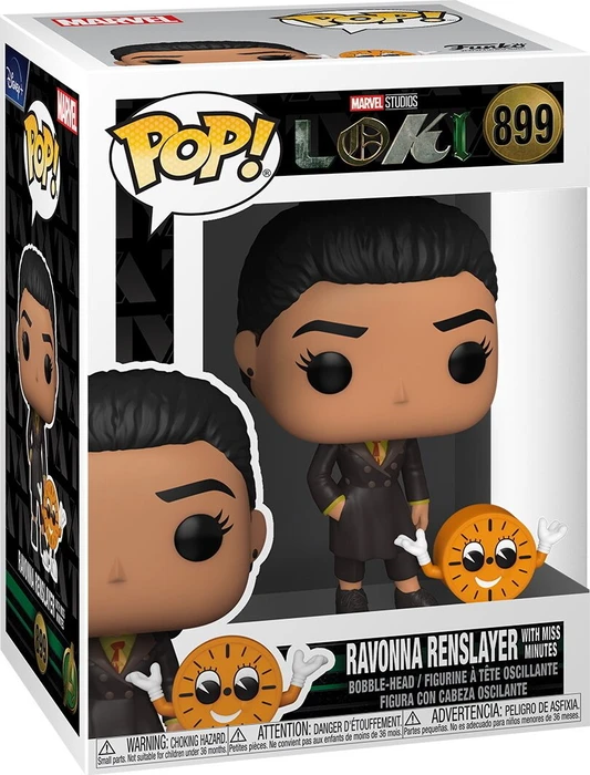 Funko Pop! Marvel Loki – Ravonna Mit Miss Minutes – Sammelfigur Ca. 9,5 Cm, Offizielles Merchandise