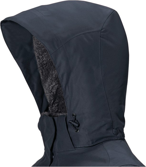 vat Commotie Bestudeer Jack Wolfskin 5th Avenue coat black (ladies) | Price Comparison Skinflint UK