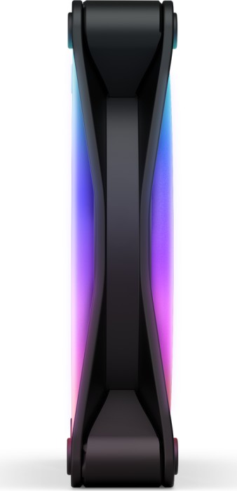 NZXT F Series F120 RGB DUO, Matte Black, schwarz, LED-Steuerung, 120mm, 3er-Pack