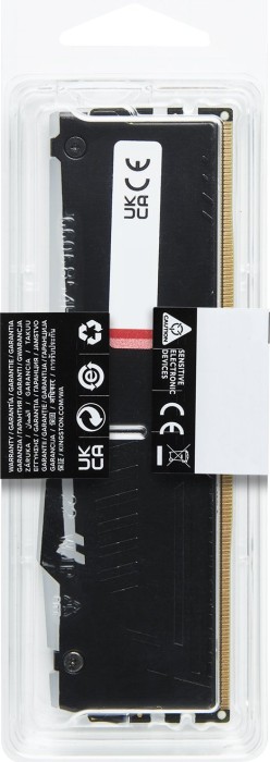 Kingston FURY Beast RGB czarny DIMM 16GB, DDR5-5600, CL36-38-38, on-die ECC