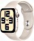 Apple Watch SE 2022 (GPS) 44mm Polarstern mit Sportarmband M/L Polarstern (MRE53QF)